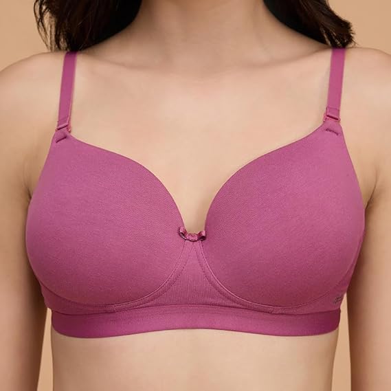 NYKD Women’s Cotton Full-Coverage Bra Everyday Comfort & Support